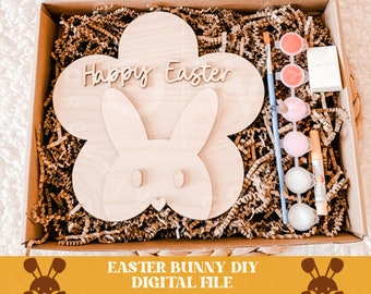 Easter diy kit svg, easter bunny diy kit svg, easter bunny svg, easter paint kit svg, easter svg, bunny diy kit svg, bunny svg, paint diy