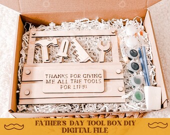 Fathers day diy kit svg, fathers day gift svg, fathers day tool box svg, diy svg, tool box diy svg, fathers day svg, dad svg, grandpa svg