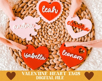 Valentine heart tags svg, valentine tags svg, heart tags svg, heart svg, valentine svg, valentine decor svg, tags svg, love svg, corazon svg