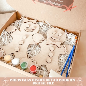 Kit de bricolaje de pan de jengibre SVG, SVG de bricolaje de pan de jengibre, SVG de pan de jengibre, SVG de kit de bricolaje, SVG de kit de bricolaje para niños, SVG de Navidad, SVG de bricolaje de Navidad, SVG de bricolaje, SVG