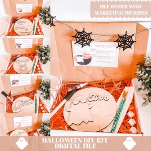 Halloween DIY kit svg, halloween DIY svg, halloween svg, halloween kit svg, halloween decor svg, halloween svg file, ghost decor svg, spooky