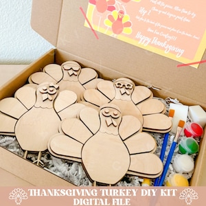 Thanksgiving DIY kit svg, turkey diy kit svg, thanksgiving svg, thanksgiving turkey svg, turkey svg, kids diy svg, thanksgiving decor svg