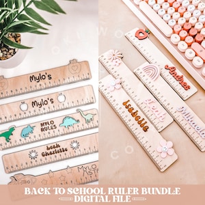 Ruler file bundle svg, ruler svg, teacher ruler svg, back to school ruler svg, end of the year gift, school gift svg, school material svg