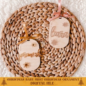 Primeiro enfeite de natal do bebê svg, enfeite de natal do bebê svg, enfeite de bebê svg, bebê svg, primeiro enfeite de natal svg, primeiro natal