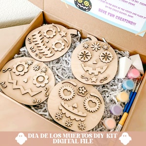 Kit de bricolaje de Halloween SVG, Día de los Muertos SVG, decoración del Día de los Muertos, Halloween DIY SVG, Halloween SVG, Halloween, decoración de Halloween SVG