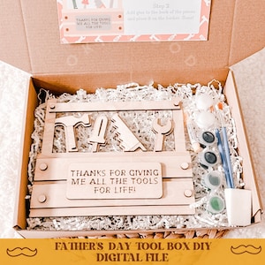 Fathers day diy kit svg, fathers day gift svg, fathers day tool box svg, diy svg, tool box diy svg, fathers day svg, dad svg, grandpa svg