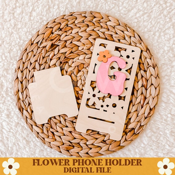 Mothers day gift svg, flower phone stand svg, mothers day svg, flower stand svg, mother gift svg, phone stand svg, flower svg, gift for mom