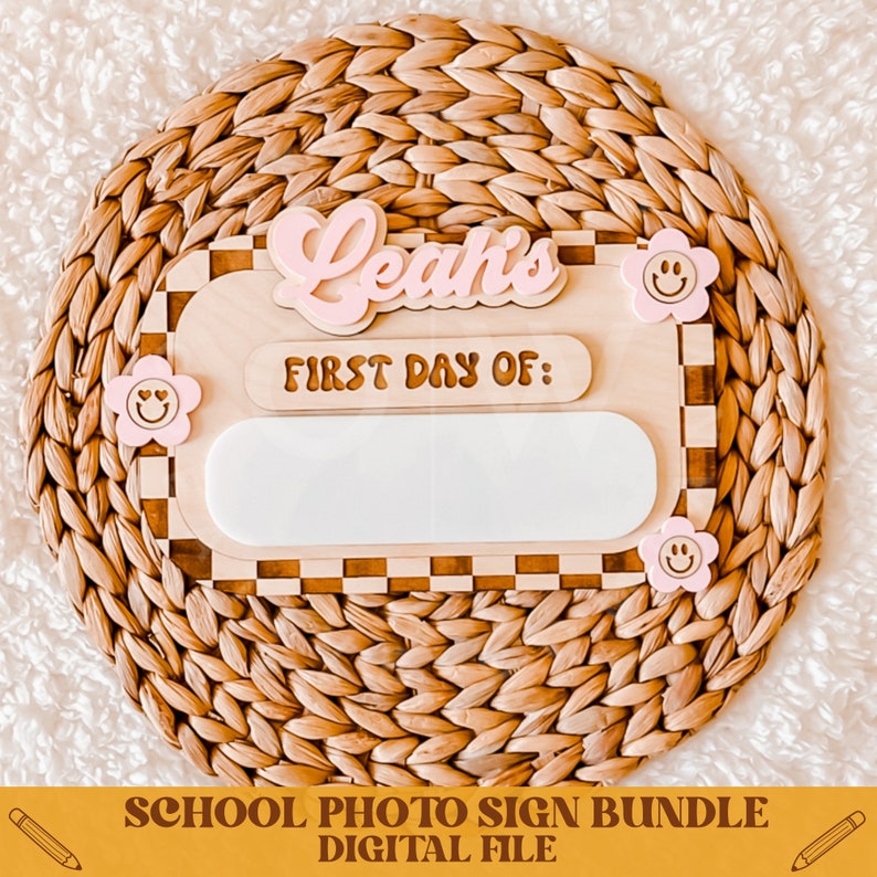 First Day of School Sign Bundle, Back to School Svg, First Day of Svg ...