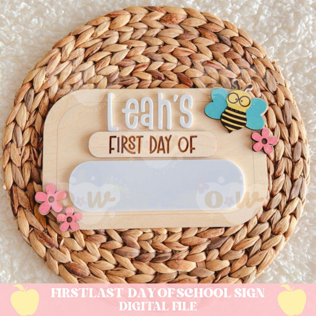 First Day of School Sign Svg, Back to School Svg, First Day of Svg ...