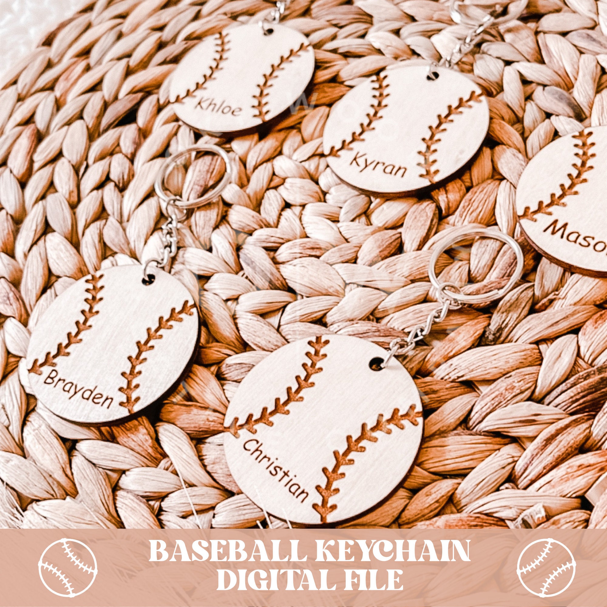 Baseball Keychain Svg Baseball Svg Keychain Svg Baseball - Etsy