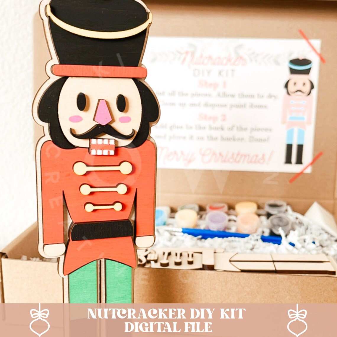 Nutcracker DIY Kit Svg Nutcracker Svg Nutcracker Decor Svg Etsy Australia