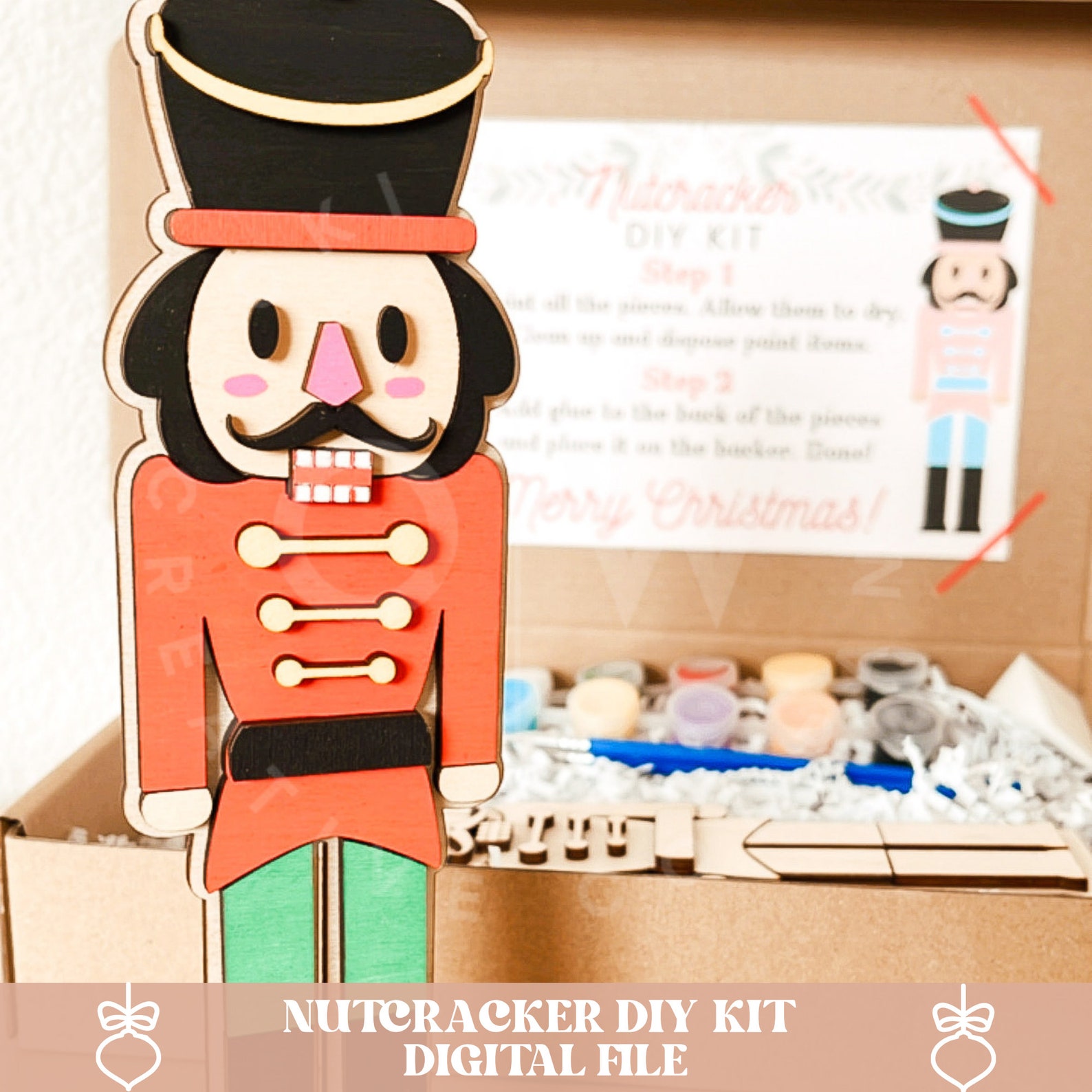 Nutcracker DIY Kit Svg Nutcracker Svg Nutcracker Decor Svg Etsy