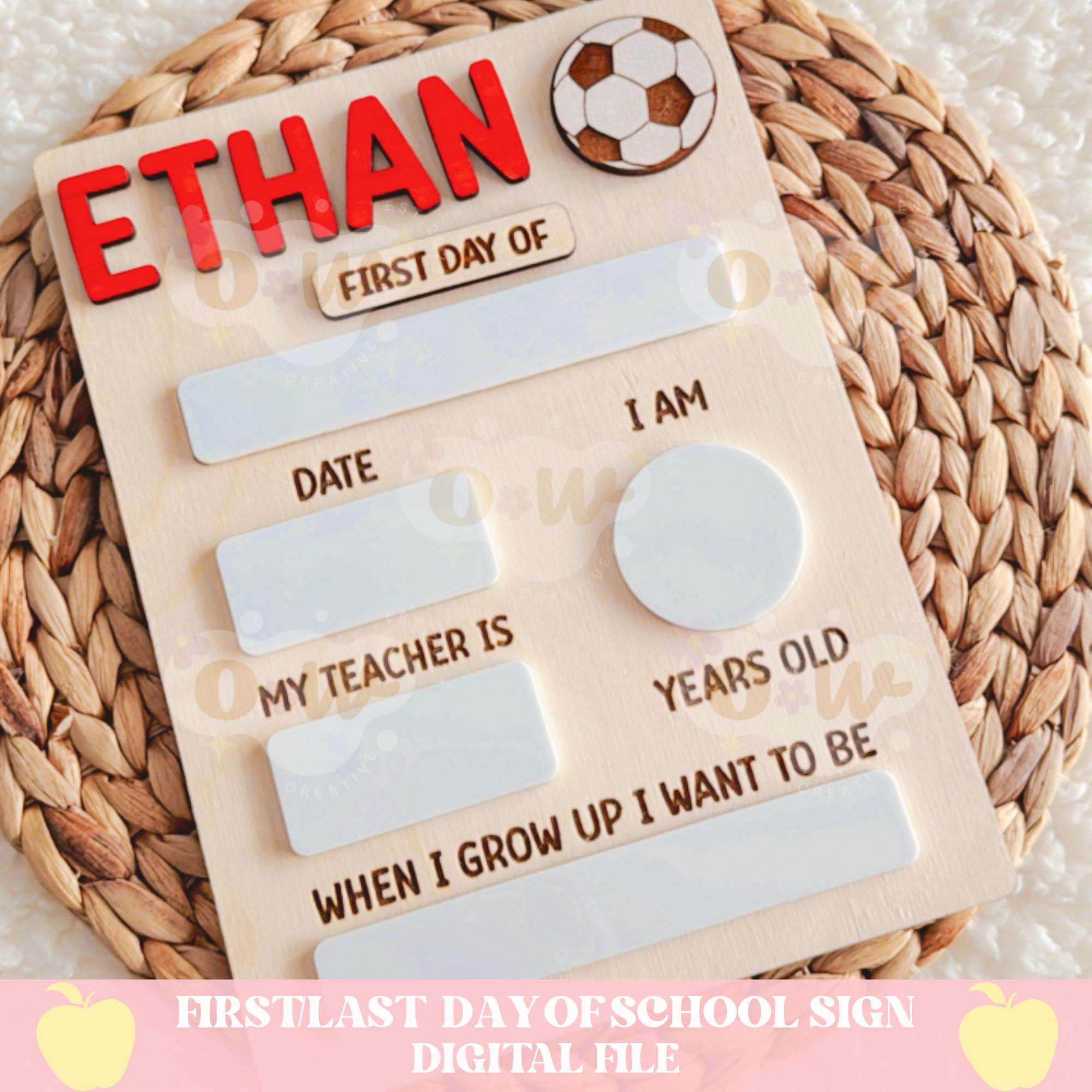 First Day of School Sign Svg, Back to School Svg, First Day of Svg ...
