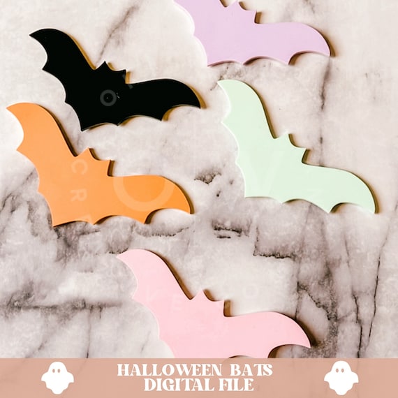Halloween bats svg, halloween wall decor svg, bat svg, halloween decoration svg, halloween decor svg, wall hang bat svg, cute halloween svg