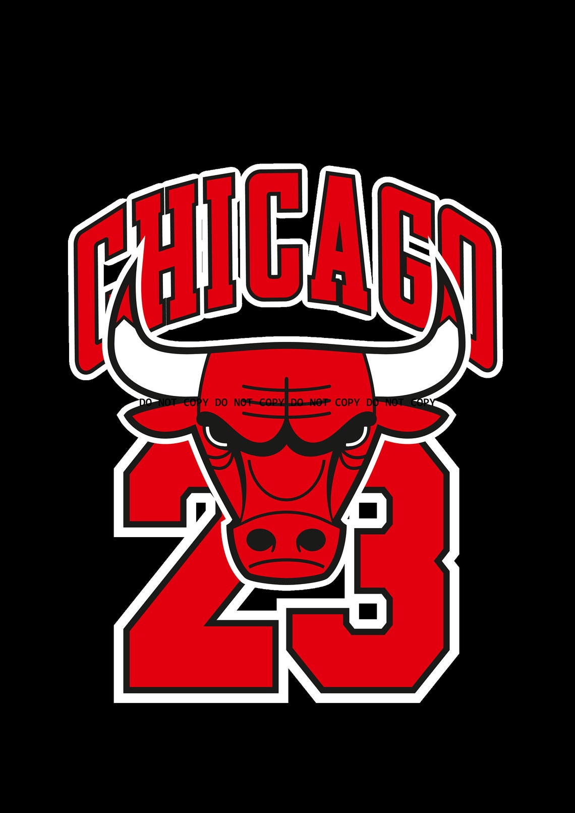 Chicago Bull 23 PNG Etsy