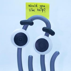 Clippy from Windows Frutiger Aero Era