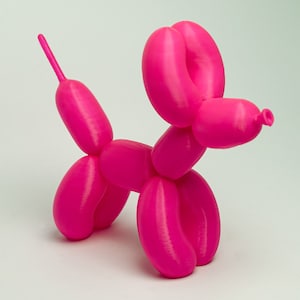 Inflatable Looking Pink Balloon Dog With a Keychain - Etsy
