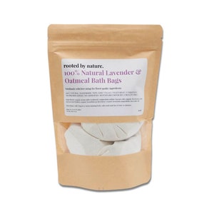 Oatmeal Bath Bags Lavender & Cocoa Butter | 100% Natural | Organic Ingredients