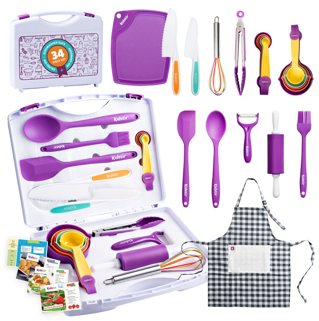 Kids Cooking Baking Gift Set With Recipe Cooking Supplies