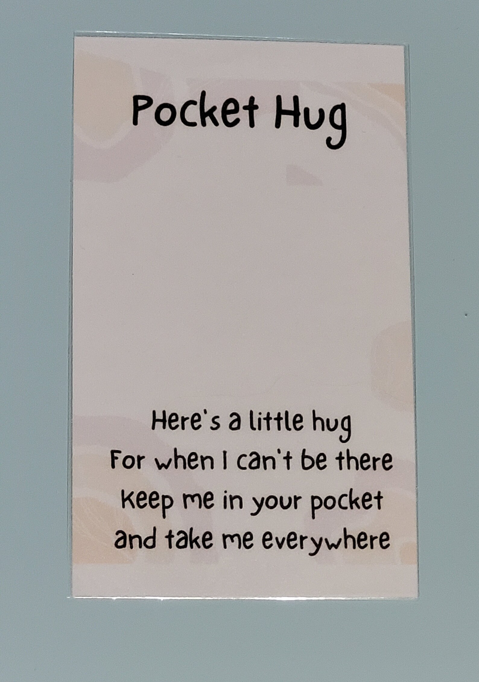 Pocket Hug Backing Cards Kit Complete Set Including 10 Etsy
