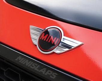 MINI Cooper S JCW R55/R56/R57/R58/R59 Gen 2 Auto Aufkleber Außen - Motorhaube & Boot Badges - Zubehör - Geschenk für Sie / Ihn Gel-Overlay-Aufkleber