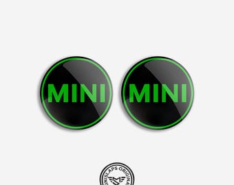 MINI Bonnet & Boot Emblem Kit | Exterior Badges – R50 R52 Green Black