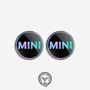 MINI Bonnet & Boot Emblem Kit | Exterior Badges – R50 R52 OilSlick Black