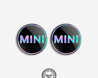 MINI Bonnet & Boot Emblem Kit | Exterior Badges – R50 R52 OilSlick Black