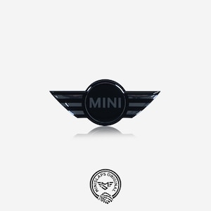 Custom MINI Steering Wheel Emblem Overlay | Gel Badge Sticker – Chrome