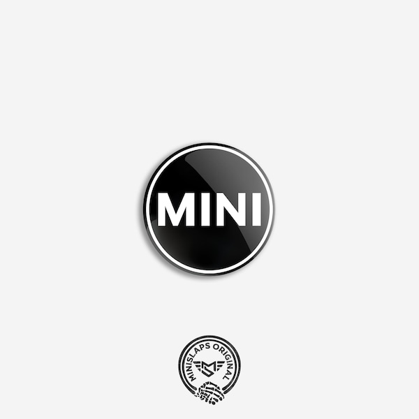 MINI Exterior Emblem | Single Bonnet or Boot Badge – R55 R56 R57 White Black