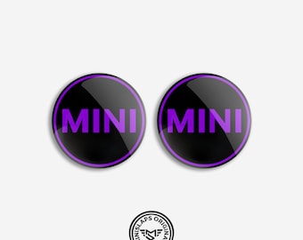 MINI Bonnet & Boot Emblem Kit | Exterior Badges – R55 R56 R57 Purple Black