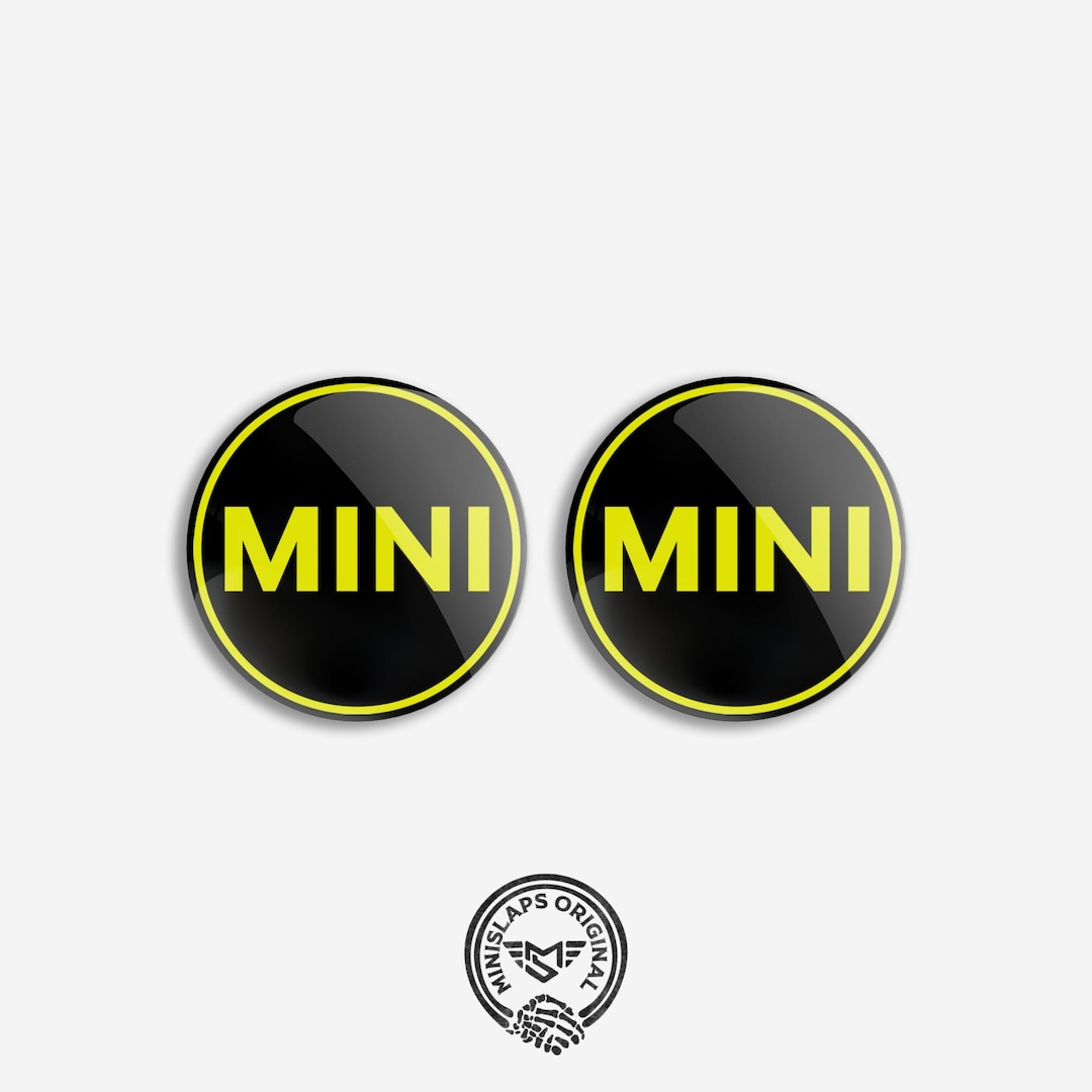 MINI Bonnet & Boot Emblem Kit | Exterior Badges – R55 R56 R57 Yellow ...