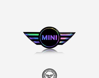 Custom MINI Steering Wheel Emblem Overlay | Gel Badge Sticker – OilSlick