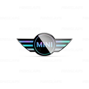 Autocollant personnalisé d'insigne d'emblème de superposition de gel de volant - Convient à tous les modèles MINI (Gen 1, 2, 3) - Personnalisez votre MINI Cooper ! Nappe de couleur