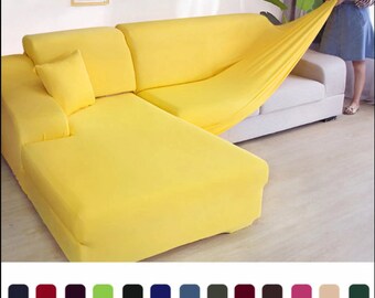 L-shaped Elastic Sofa Cover Sets Comfortable Corner Sofa Slipcover Protector L-shaped Elastic Sofa Cover Sets Comfortable Corner Sofa Slipcover Protector