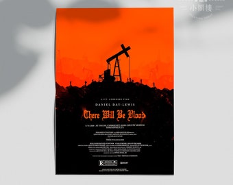 2007 There Will Be Blood - Vintage Movie Film Poster Print A1 A2 A3 A4 A5 A6 - Wallart/ Picture/Homedecor/Walldecor/Office art
