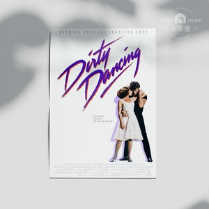 1987 Dirty Dancing - Vintage Movie Film Poster Print A1 A2 A3 A4 A5 A6 - Wallart/ Picture/Homedecor/Walldecor/Office art