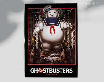 1985 Ghostbuster - Vintage Movie Film Poster Print A1 A2 A3 A4 A5 A6 - Wallart/ Picture/Homedecor/Walldecor/Office art