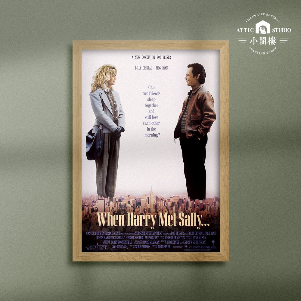 1989 When Harry Met Sally... - Vintage Movie Film Poster