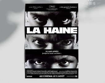 1995 La Haine - Vintage Movie Film Poster Print A1 A2 A3 A4 A5 A6 - Wallart/ Picture/Homedecor/Walldecor/Office art/wall decor/Classic movie