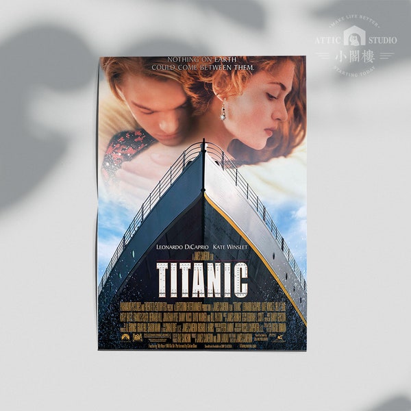 1997 Titanic - Affiche de film vintage Impression A1 A2 A3 A4 A5 A6 - Wallart / Image / Homedecor / Walldecor / Office art