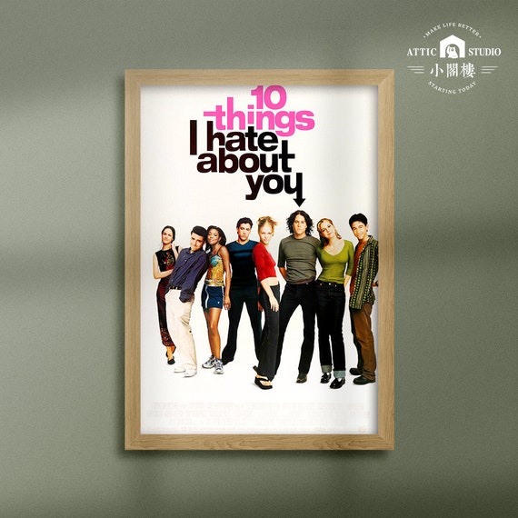 10 Things I Hate About You - 1999 Original Movie Poster