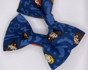 Wizard themed hair bow / bow tie