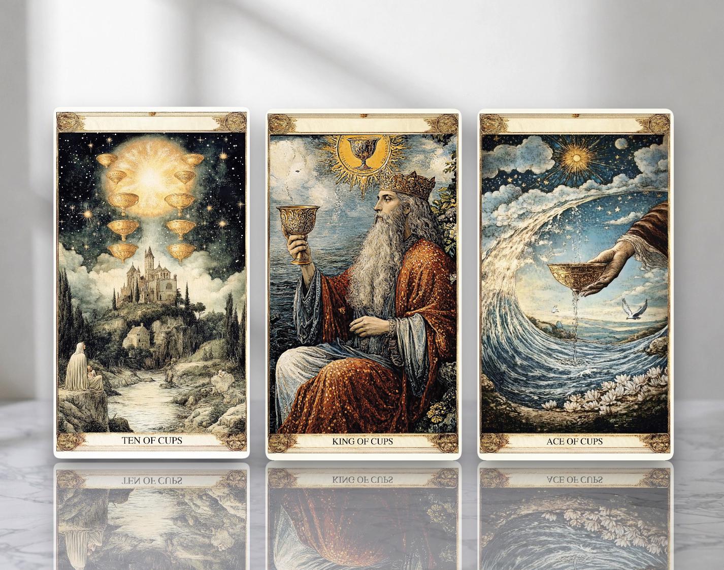 Medieval Celestial Tarot Deck | Hermetica Antiqua Collector's
