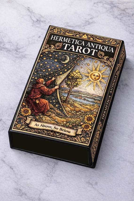 Medieval Celestial Tarot Deck | Hermetica Antiqua Collector's