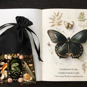 Tuinorakelkaarten | Natuurorakelkaarten met handleiding en satijnen etui afbeelding 6