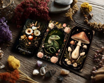 Baraja de Oráculo del Jardín: 35 cartas de adivinación de la naturaleza + guía