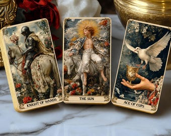 The Golden Age Tarot – 78-Card Luxury Renaissance Tarot Deck with Gold Gilded Edges