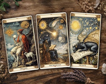 Medieval Celestial Tarot Deck | Hermetica Antiqua Collector's