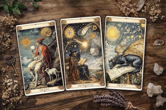 Medieval Celestial Tarot Deck | Hermetica Antiqua Collector's